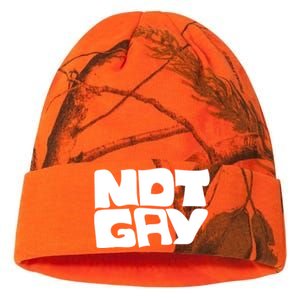 Not Gay But I Love You Straight Hetero Meaningful Gift Kati Licensed 12" Camo Beanie