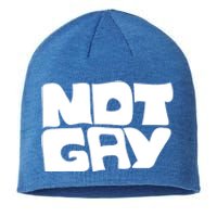 Not Gay But I Love You Straight Hetero Meaningful Gift Sustainable Beanie