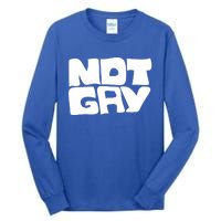 Not Gay But I Love You Straight Hetero Meaningful Gift Tall Long Sleeve T-Shirt