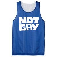 Not Gay But I Love You Straight Hetero Meaningful Gift Mesh Reversible Basketball Jersey Tank