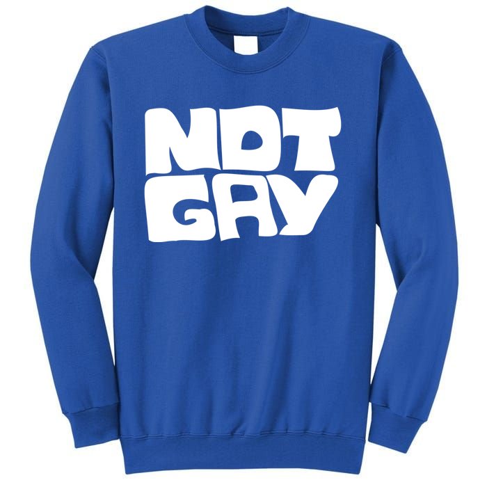 Not Gay But I Love You Straight Hetero Meaningful Gift Tall Sweatshirt