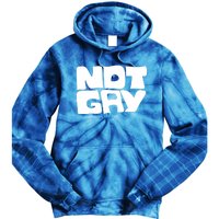 Not Gay But I Love You Straight Hetero Meaningful Gift Tie Dye Hoodie