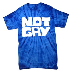 Not Gay But I Love You Straight Hetero Meaningful Gift Tie-Dye T-Shirt