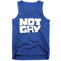 Not Gay But I Love You Straight Hetero Meaningful Gift Tank Top