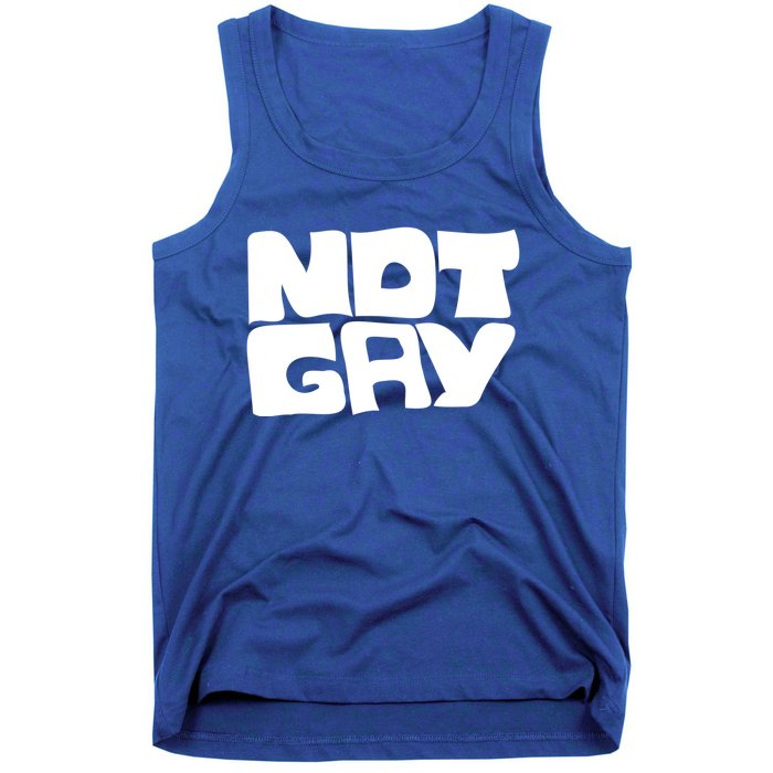 Not Gay But I Love You Straight Hetero Meaningful Gift Tank Top