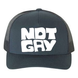 Not Gay But I Love You Straight Hetero Meaningful Gift Yupoong Adult 5-Panel Trucker Hat