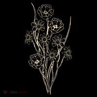 Naturalist Graphic Botanical Plant Boho Flower Wildflower 16 in Basic Backpack
