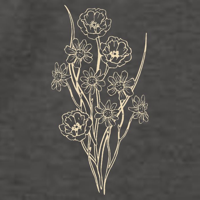 Naturalist Graphic Botanical Plant Boho Flower Wildflower Vector Backpack
