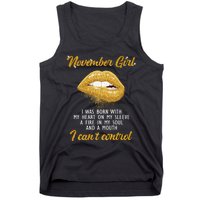 November Girl Birthday Gift Tank Top