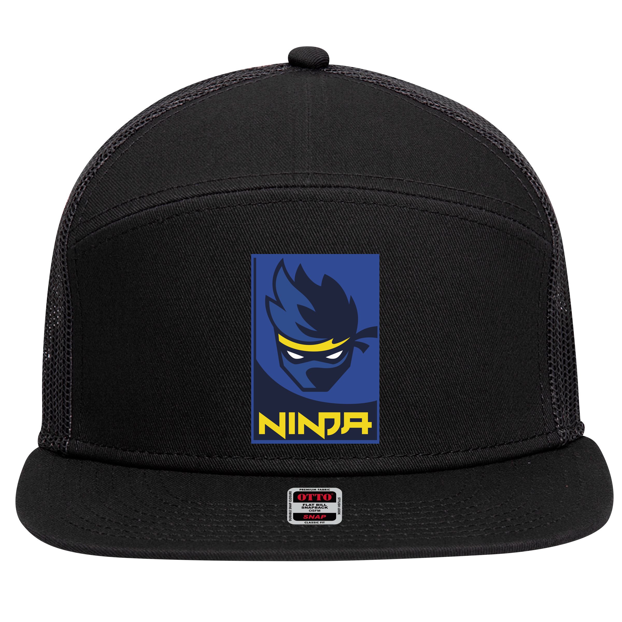 Ninja Gamer Blevins 7 Panel Mesh Trucker Snapback Hat