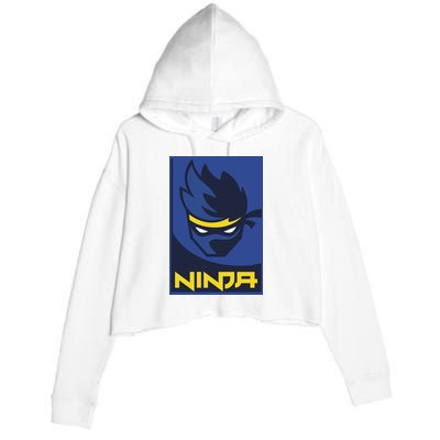 Ninja Gamer Blevins Crop Fleece Hoodie