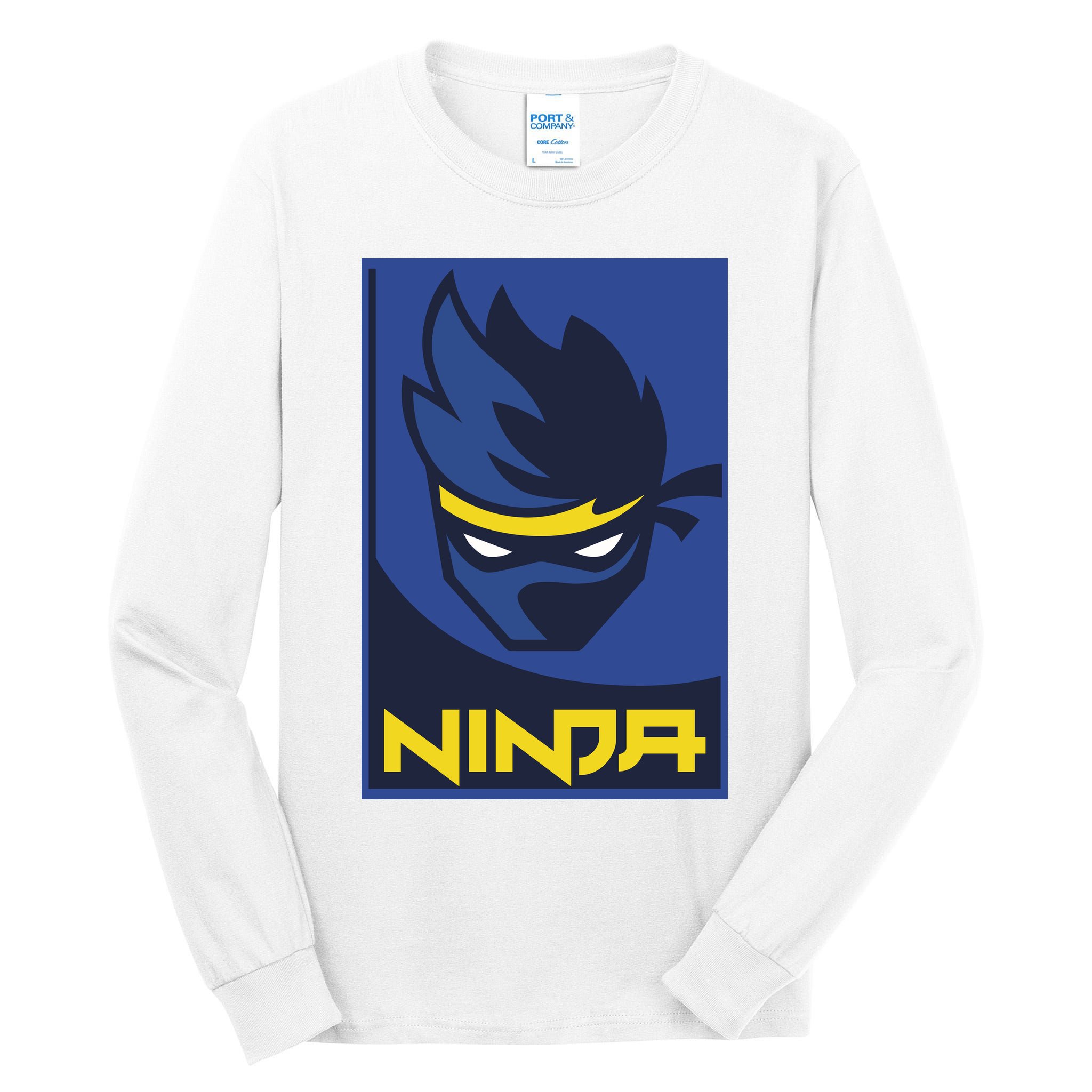 Ninja Gamer Blevins Tall Long Sleeve T-Shirt