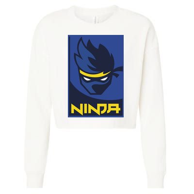 Ninja Gamer Blevins Cropped Pullover Crew