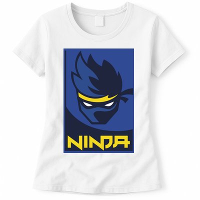 Ninja Gamer Blevins Womens T-Shirt