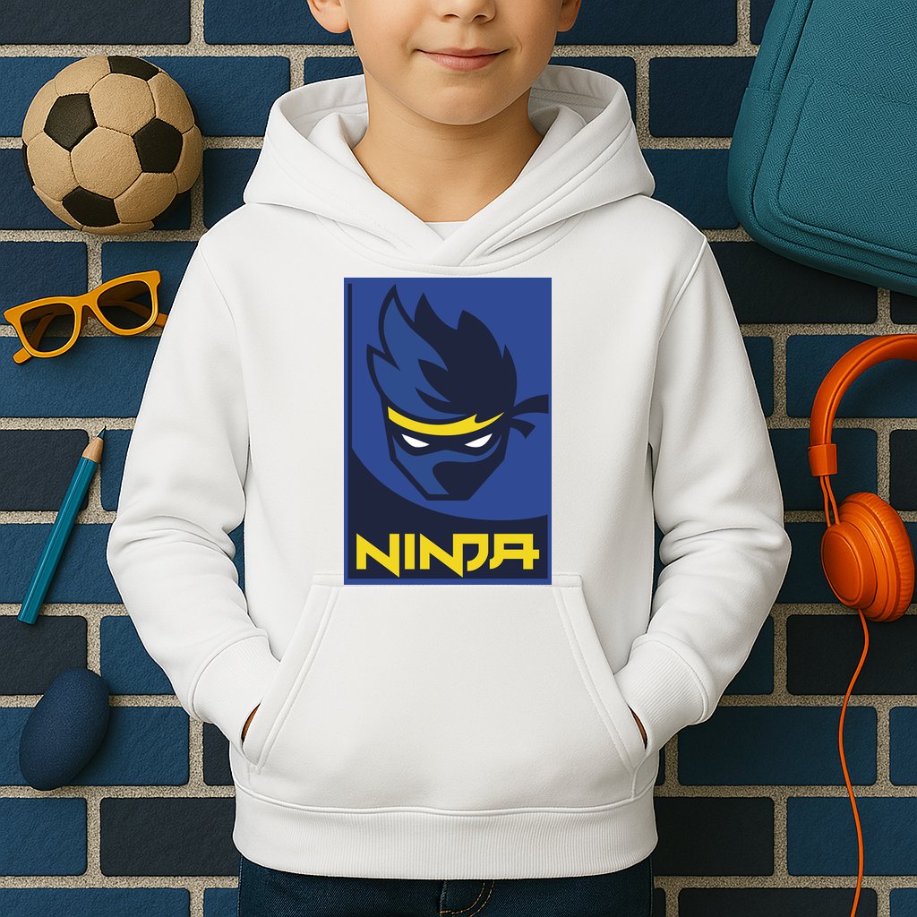 Ninja Gamer Blevins Kids Hoodie