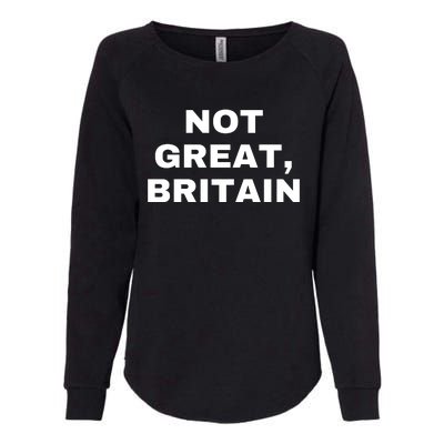 Not Great Britain Womens California Wash Sweatshirt