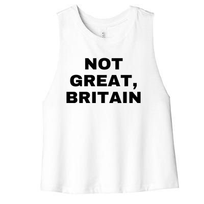 Not Great Britain Women's Racerback Cropped Tank