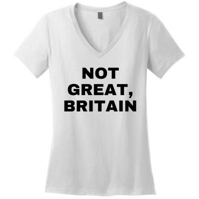 Not Great Britain Women's V-Neck T-Shirt