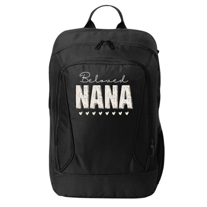 Nana Grandma Christmas Grandparents Baby Announcement City Backpack