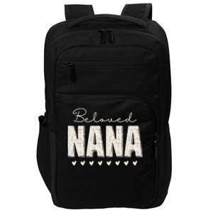 Nana Grandma Christmas Grandparents Baby Announcement Impact Tech Backpack