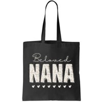 Nana Grandma Christmas Grandparents Baby Announcement Tote Bag