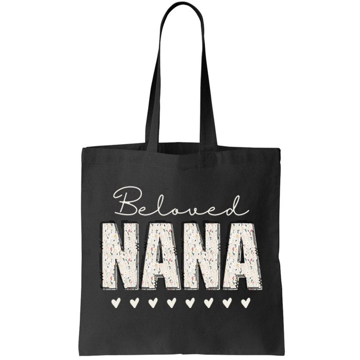 Nana Grandma Christmas Grandparents Baby Announcement Tote Bag