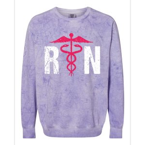 Nurse Gift Cute Colorblast Crewneck Sweatshirt