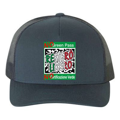 No Green Certification No Green Pass I Will Stay Free Gift Yupoong Adult 5-Panel Trucker Hat