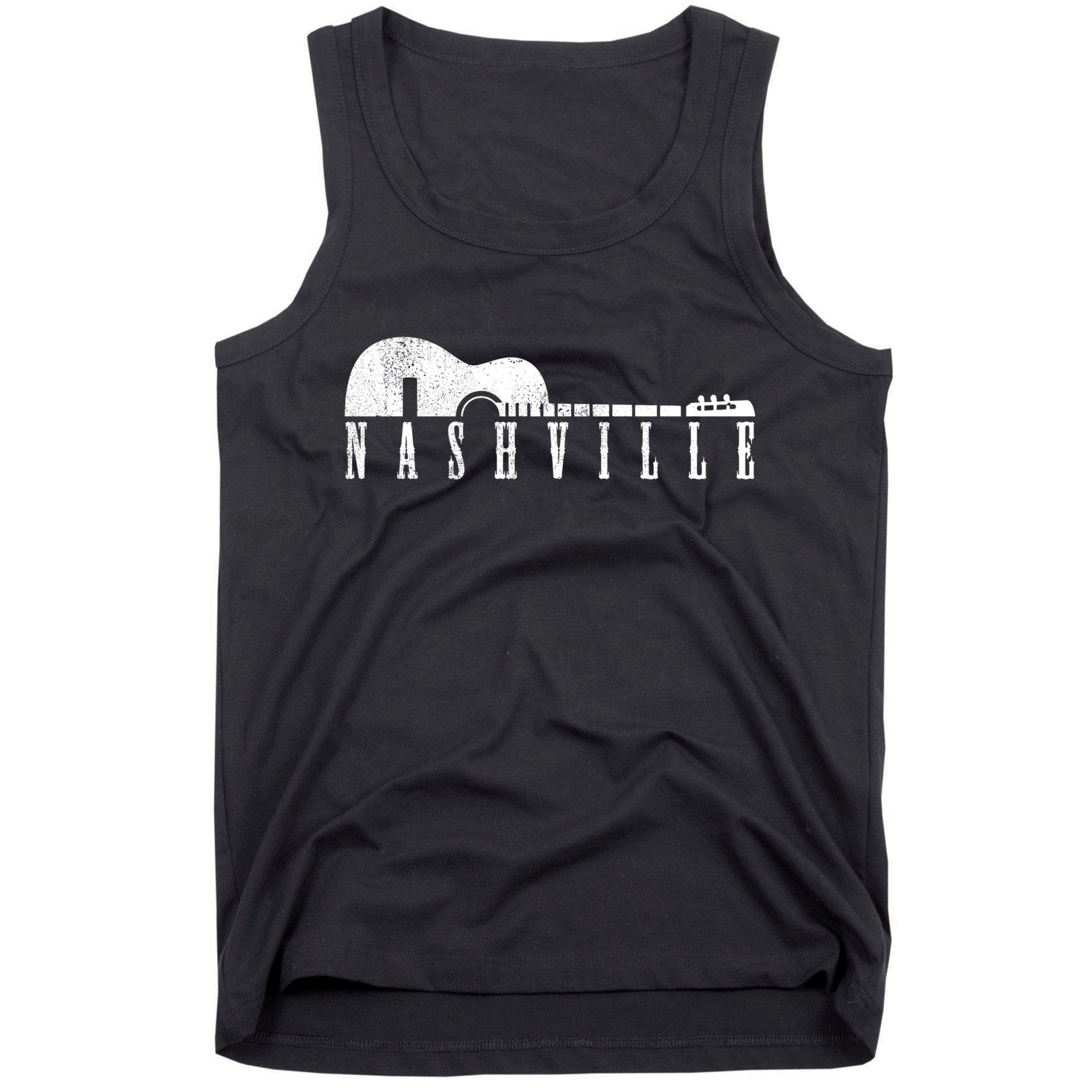 Nashville Guitar Cool Gift Tennessee Country Music City Souvenir Gift Tank Top