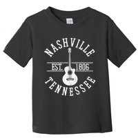 Nashville Gift Country Music City Guitar Gift Toddler T-Shirt