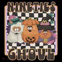 Nineties Ghoul Chicken Nugget Halloween 90S Nostalgia Gift Impact Tech Backpack