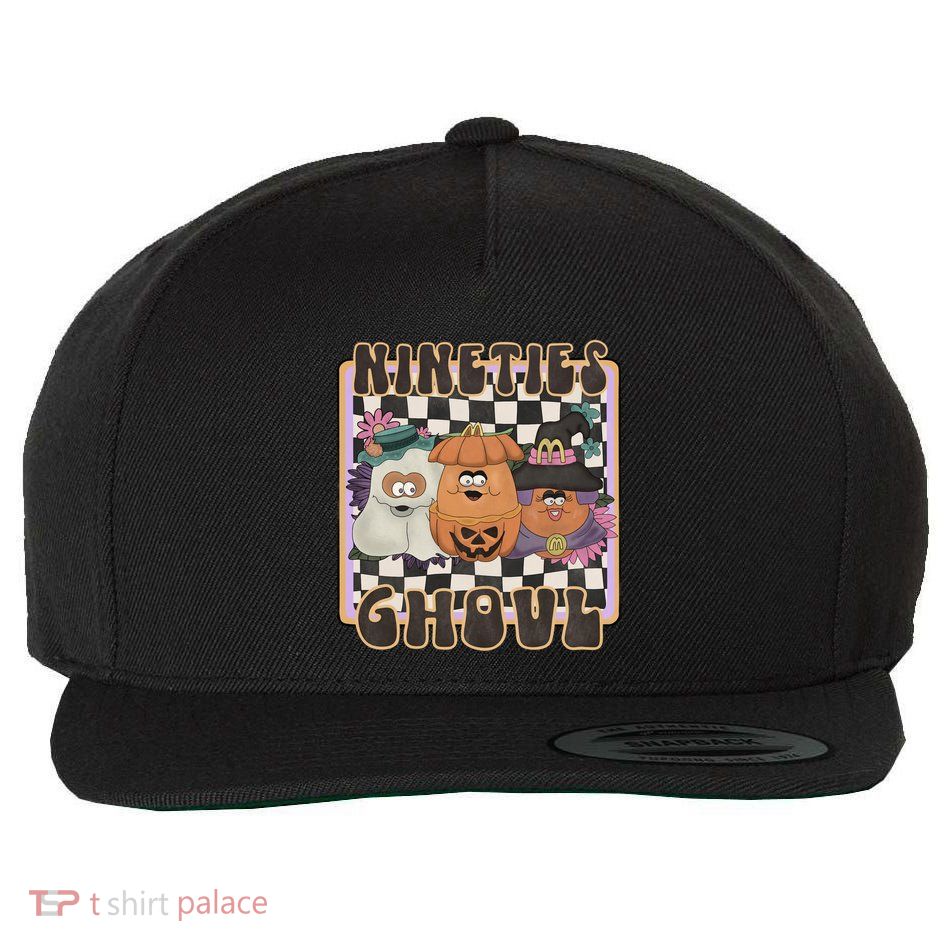 Nineties Ghoul Chicken Nugget Halloween 90S Nostalgia Gift Wool Snapback Cap