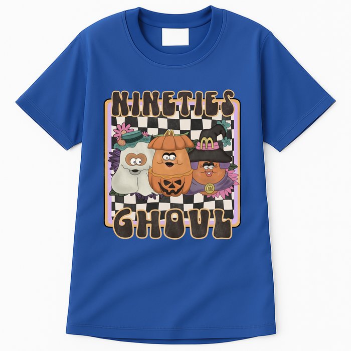 Nineties Ghoul Chicken Nugget Halloween 90S Nostalgia Gift Tall T-Shirt