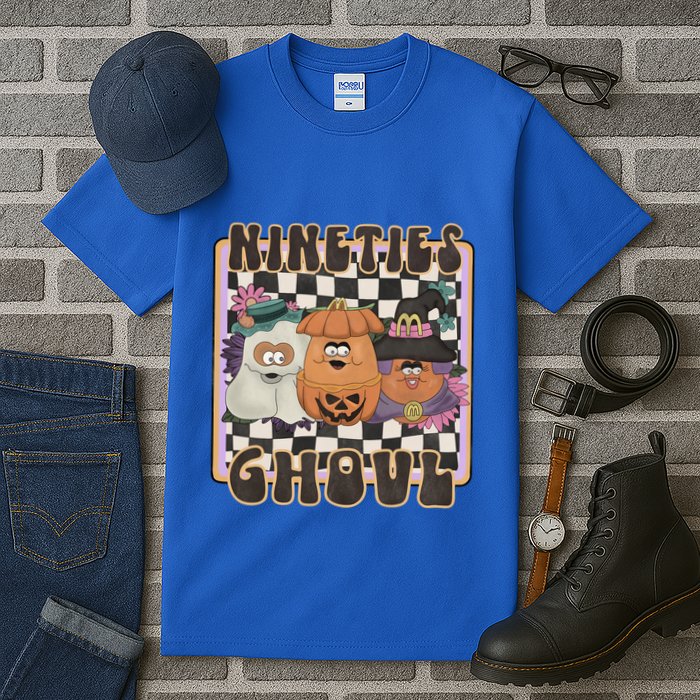 Nineties Ghoul Chicken Nugget Halloween 90S Nostalgia Gift Tall T-Shirt