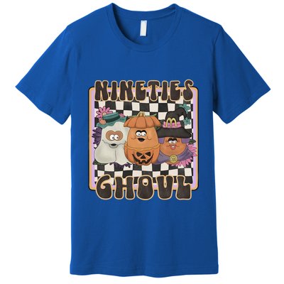 Nineties Ghoul Chicken Nugget Halloween 90S Nostalgia Gift Premium T-Shirt