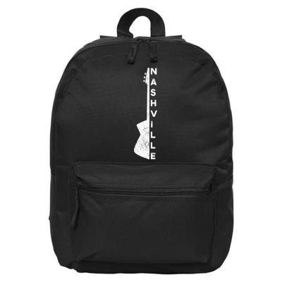 Nashville Guitar Country Music Lovers Gifts For Fathers Day 16 in Basic Backpack