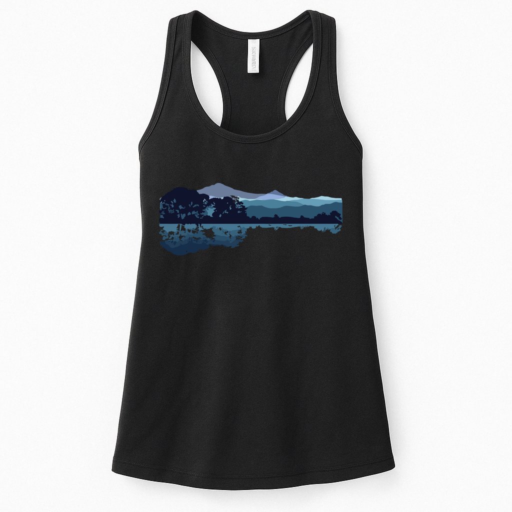 Nature Guitar Cute Music Environment Lovers Tee Gift Womens Tank Top
