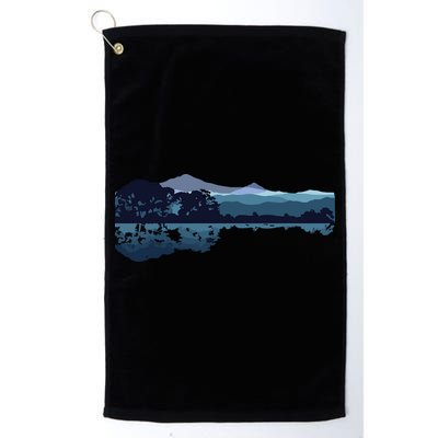 Nature Guitar Cute Music Environment Lovers Tee Gift Golf Towel