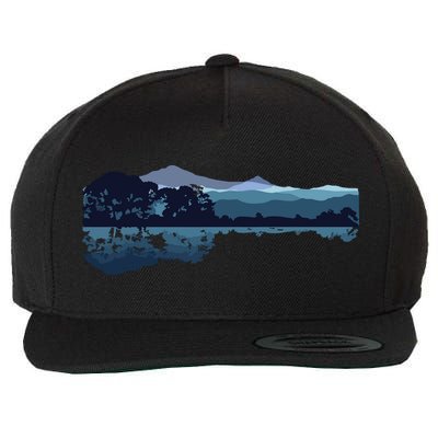 Nature Guitar Cute Music Environment Lovers Tee Gift Wool Snapback Cap