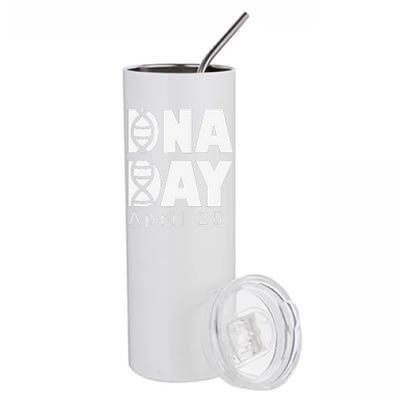 National Genetic DNA Day Woman Cute Stainless Steel Tumbler