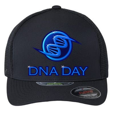 National Genetic DNA Day Woman Gift Flexfit Unipanel Trucker Cap