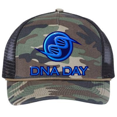 National Genetic DNA Day Woman Gift Retro Rope Trucker Hat Cap