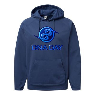 National Genetic DNA Day Woman Gift Performance Fleece Hoodie