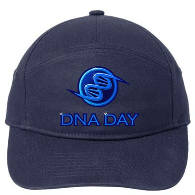 National Genetic DNA Day Woman Gift 7-Panel Snapback Hat