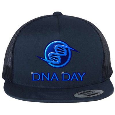 National Genetic DNA Day Woman Gift Flat Bill Trucker Hat