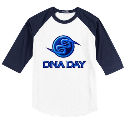 National Genetic DNA Day Woman Gift Baseball Sleeve Shirt