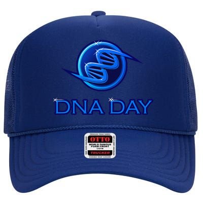 National Genetic DNA Day Woman Gift High Crown Mesh Back Trucker Hat