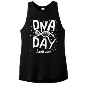 National Genetic DNA Day Woman Ladies PosiCharge Tri-Blend Wicking Tank