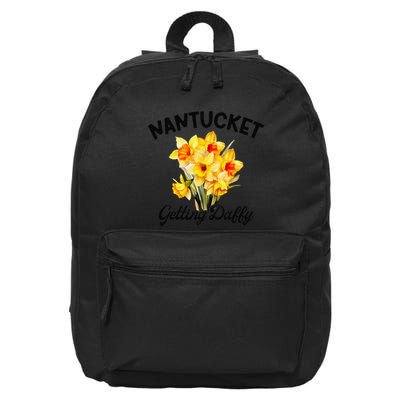 Nantucket Getting Daff.Y Daffodils Festival 16 in Basic Backpack