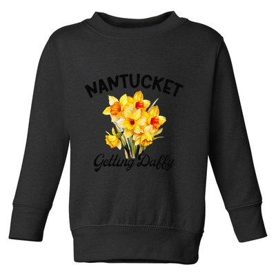 Nantucket Getting Daff.Y Daffodils Festival Toddler Sweatshirt